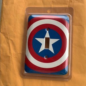 MARVEL CAPTAIN AMERICA LIGHT SWTICH COVER